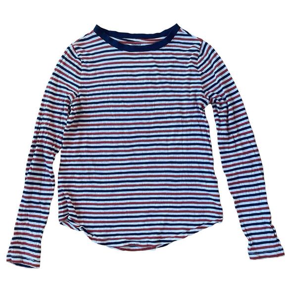 Madewell Tops - Madewell Striped Long Sleeve Shirt